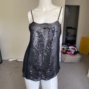 NWT CHELSEA28 SEQUIN SHIRT TOP SIZE $79.00